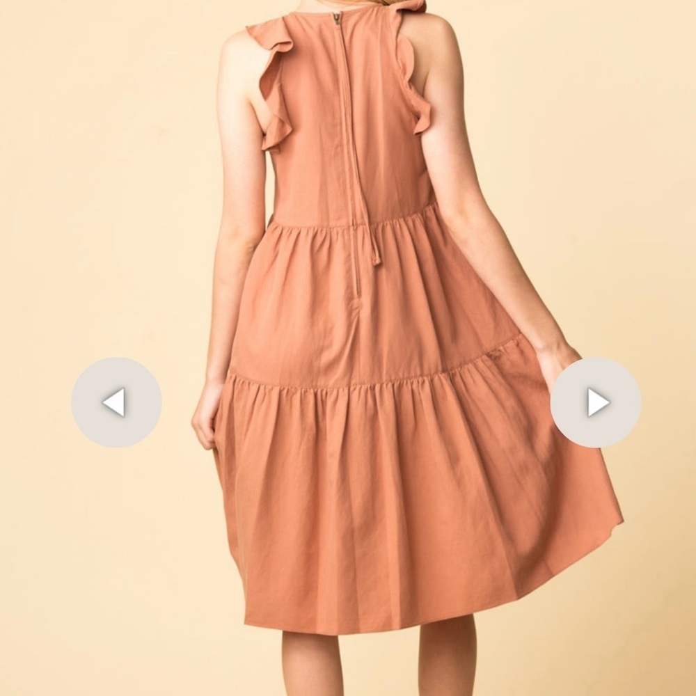 Ulla Johnson Siena Dress in Clay size 8 - Picture 3 of 9